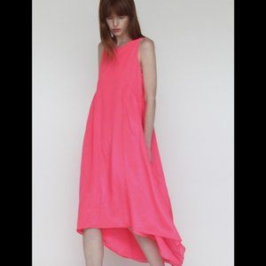 NWOT Vilagallo Tyne Mariel Dress Pink 42
